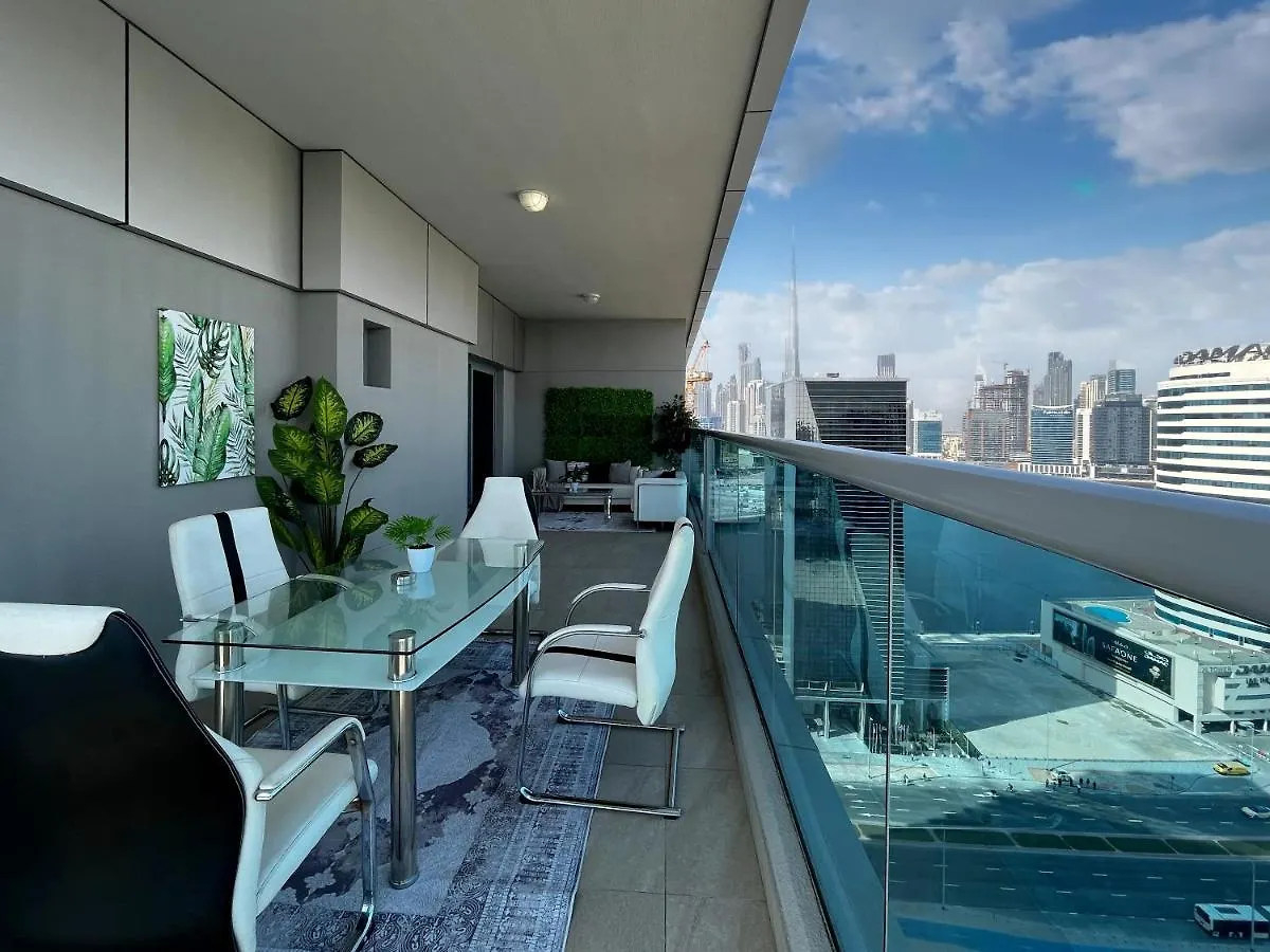 2 Bedroom Burj Khalifa View Apartment With Large Private Terrace Dubai